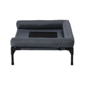 Charlies Pet Product Elevated Trampoline Bolster Dog Sofa Bed