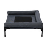 Charlies Pet Product Elevated Trampoline Bolster Dog Sofa Bed