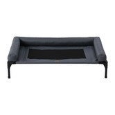 Charlies Pet Product Elevated Trampoline Bolster Dog Sofa Bed
