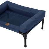 Charlies Pet Product Elevated Trampoline Bolster Dog Sofa Bed