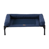 Charlies Pet Product Elevated Trampoline Bolster Dog Sofa Bed