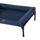 Charlies Pet Product Elevated Trampoline Bolster Dog Sofa Bed