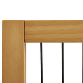 Charlies Pet Product 3 Panel Pine Wood Pet Gate