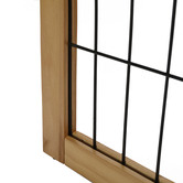 Charlies Pet Product 4 Panel Pine Wood Pet Gate
