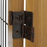 Charlies Pet Product 4 Panel Pine Wood Pet Gate