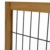 Charlies Pet Product 4 Panel Pine Wood Pet Gate