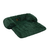 Charlies Pet Product Shaggy Faux Fur Bolster Sofa Protector &amp; Dog Bed
