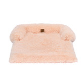 Charlies Pet Product Shaggy Faux Fur Bolster Sofa Protector &amp; Dog Bed
