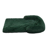 Charlies Pet Product Shaggy Faux Fur Bolster Sofa Protector &amp; Dog Bed