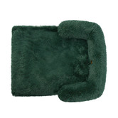 Charlies Pet Product Shaggy Faux Fur Bolster Sofa Protector &amp; Dog Bed