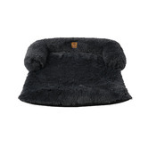 Charlies Pet Product Shaggy Faux Fur Bolster Sofa Protector &amp; Dog Bed