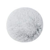 Charlies Pet Product Shaggy Faux Fur Round Pet Mat
