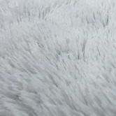Charlies Pet Product Shaggy Faux Fur Round Pet Mat