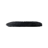 Charlies Pet Product Charcoal Shaggy Faux Fur Round Pet Mat