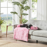Charlies Pet Product Shaggy Faux Fur Bolster Sofa Protector &amp; Dog Bed