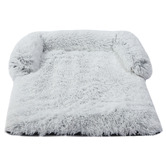 Charlies Pet Product Shaggy Faux Fur Bolster Sofa Protector &amp; Dog Bed
