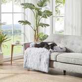 Charlies Pet Product Shaggy Faux Fur Bolster Sofa Protector &amp; Dog Bed