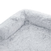 Charlies Pet Product Shaggy Faux Fur Bolster Sofa Protector &amp; Dog Bed