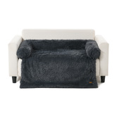Charlies Pet Product Shaggy Faux Fur Bolster Sofa Protector &amp; Dog Bed