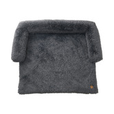 Charlies Pet Product Shaggy Faux Fur Bolster Sofa Protector &amp; Dog Bed