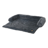 Charlies Pet Product Shaggy Faux Fur Bolster Sofa Protector &amp; Dog Bed