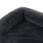 Charlies Pet Product Shaggy Faux Fur Bolster Sofa Protector &amp; Dog Bed