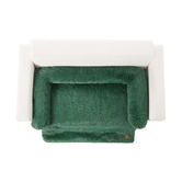 Charlies Pet Product Shaggy Faux Fur Bolster Sofa Protector &amp; Dog Bed
