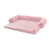 Charlies Pet Product Shaggy Faux Fur Bolster Sofa Protector &amp; Dog Bed