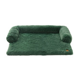 Charlies Pet Product Shaggy Faux Fur Bolster Sofa Protector &amp; Dog Bed
