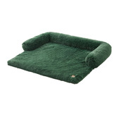 Charlies Pet Product Shaggy Faux Fur Bolster Sofa Protector &amp; Dog Bed