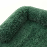 Charlies Pet Product Shaggy Faux Fur Bolster Sofa Protector &amp; Dog Bed