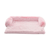 Charlies Pet Product Shaggy Faux Fur Bolster Sofa Protector &amp; Dog Bed