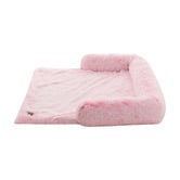 Charlies Pet Product Shaggy Faux Fur Bolster Sofa Protector &amp; Dog Bed