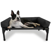 Charlies Pet Product Elevated Trampoline Bolster Dog Sofa Bed