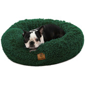 Charlies Pet Product Faux Fur Donut Dog Bed