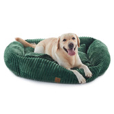 Charlies Pet Product Ascher Plush Corduroy Square Dog Bed