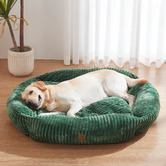 Charlies Pet Product Ascher Plush Corduroy Square Dog Bed