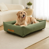 Charlies Pet Product Brody Linen-Look Dog Bed