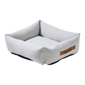 Charlies Pet Product Brody Linen-Look Dog Bed
