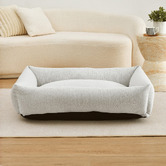 Charlies Pet Product Brody Linen-Look Dog Bed