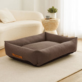 Charlies Pet Product Brody Linen-Look Dog Bed