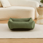 Charlies Pet Product Brody Linen-Look Dog Bed