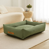 Charlies Pet Product Brody Linen-Look Dog Bed