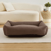 Charlies Pet Product Brody Linen-Look Dog Bed
