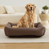 Charlies Pet Product Brody Linen-Look Dog Bed