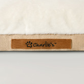 Charlies Pet Product Camden Cotton &amp; Jute Rectangular Dog Bed