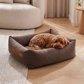 Charlies Pet Product Brody Linen-Look Dog Bed