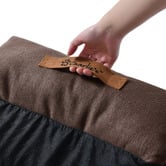 Charlies Pet Product Brody Linen-Look Dog Bed