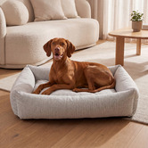 Charlies Pet Product Brody Linen-Look Dog Bed