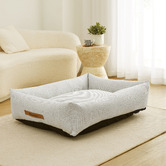 Charlies Pet Product Brody Linen-Look Dog Bed